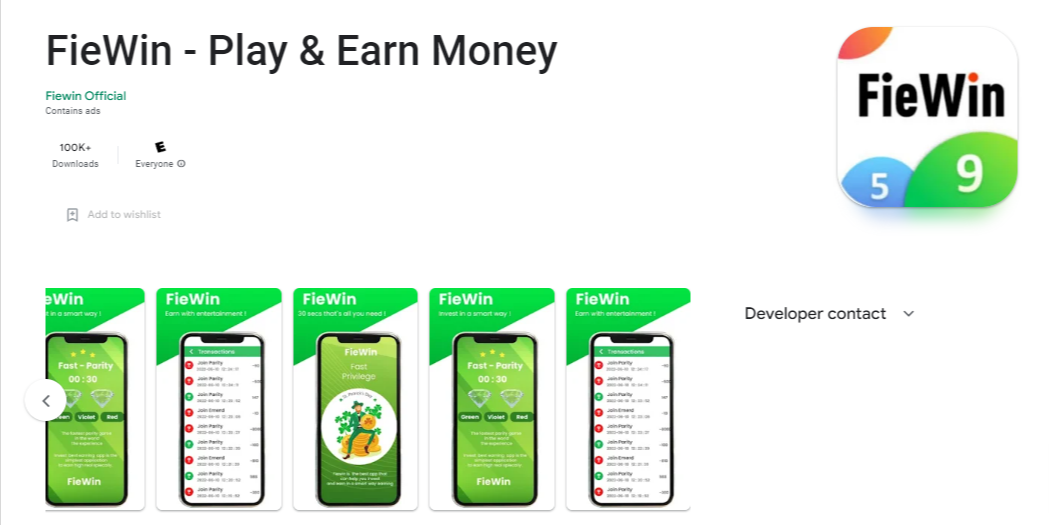 FieWin Play Earn Money Apps on Google Play
